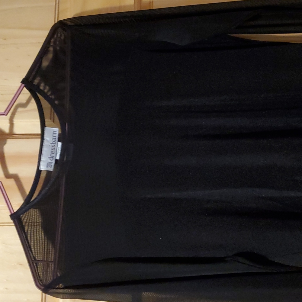 Black Dressy Top Size Small-clearance